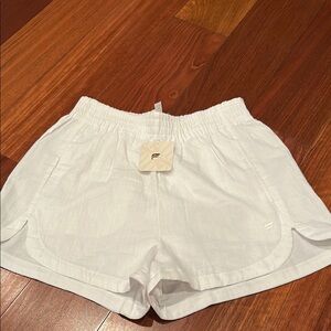 Size XS white fabletics shorts new with tags